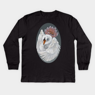 Swan Kids Long Sleeve T-Shirt